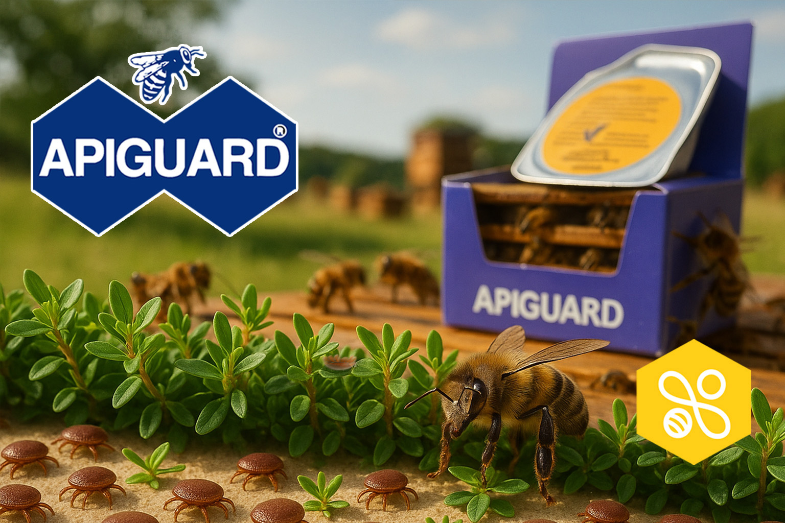 Varoaza clanky apigiuard – ilustračná fotografia k článku „Skúsenosti včelárov s prípravkom Apiguard“