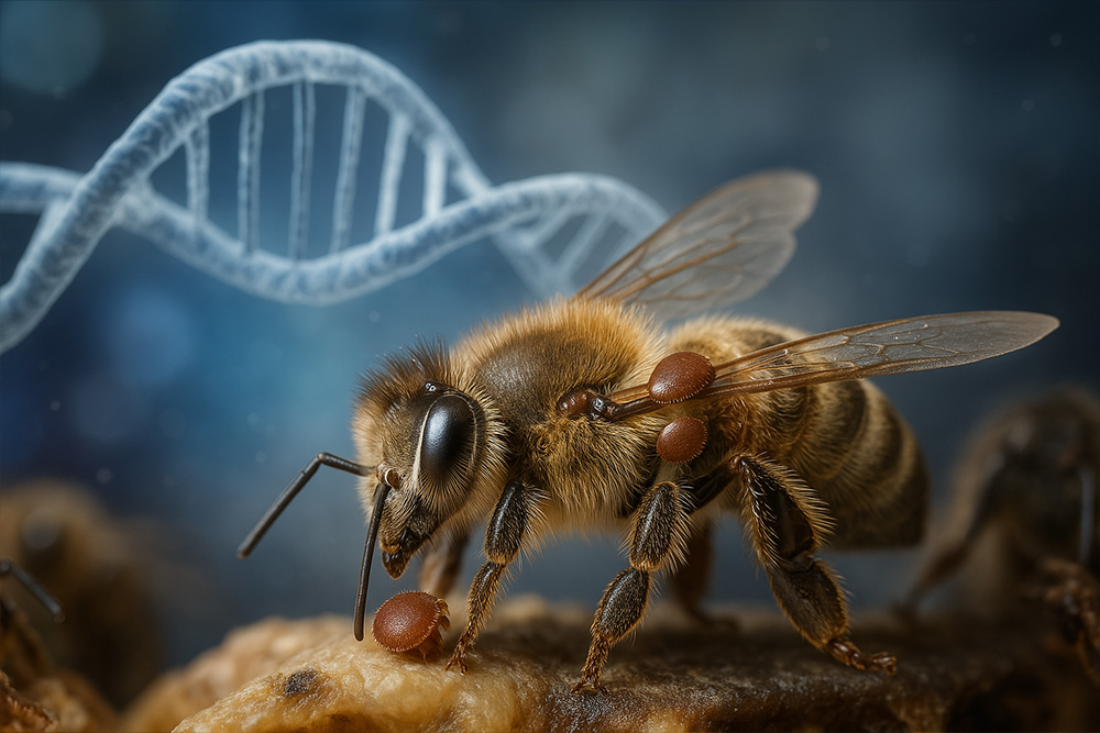 Obrázek Rezistencia roztoča Varroa destructor voči tau-fluvalinátu – ilustračná fotografia k článku „Rezistencia roztoča Varroa destructor proti…