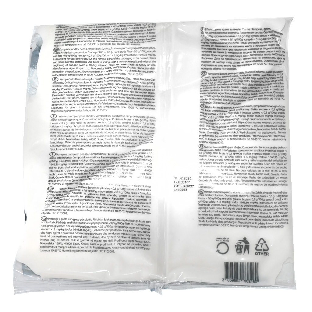 Cukrové cesto APIMANA NOSEMA STOP - 1 kg