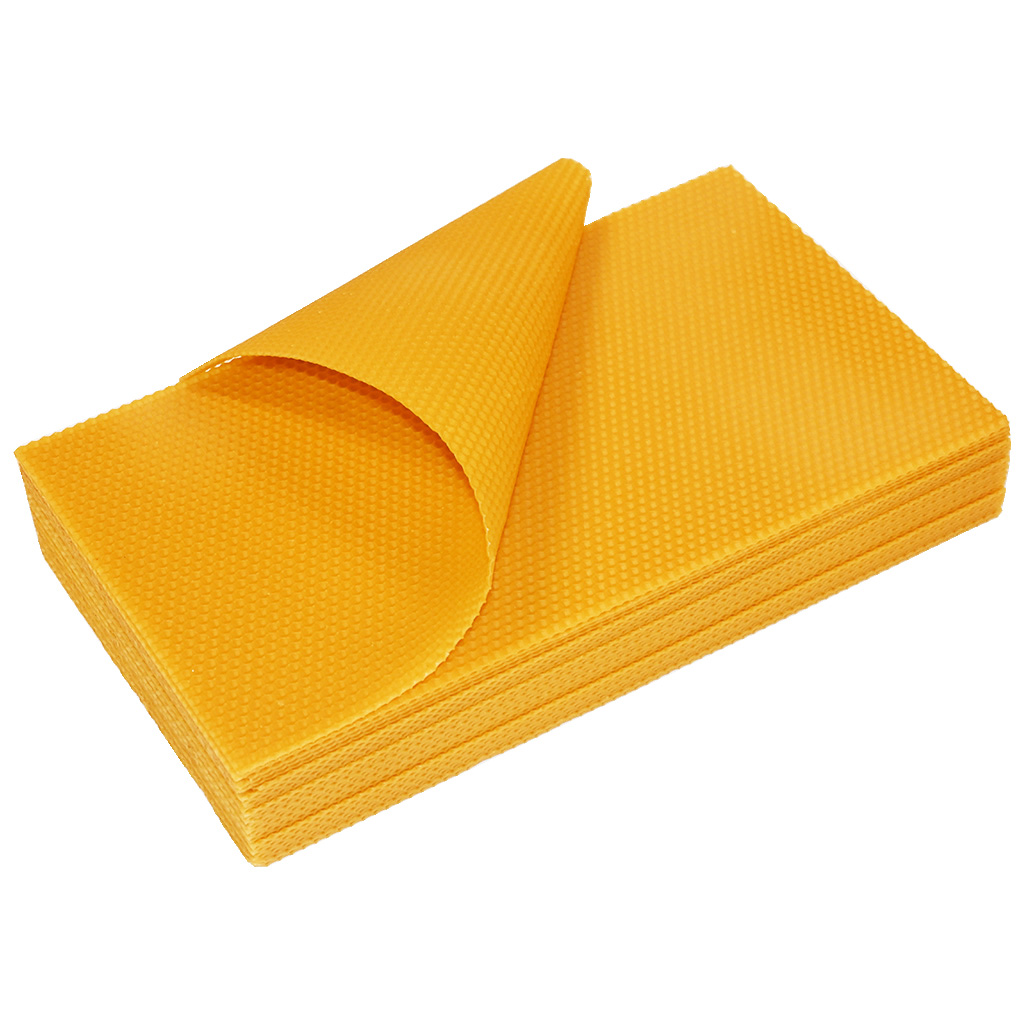 Medzistienky z včelieho vosku Langstroth 2/3 (159) - 424x136 mm