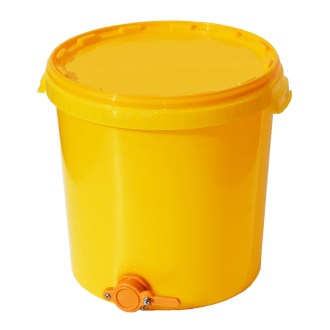 Nádoba na stáčanie 40 kg s ventilom - žltá