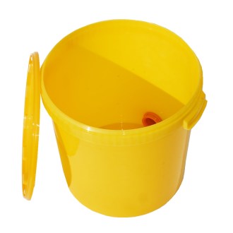 Nádoba na stáčanie 40 kg s ventilom - žltá