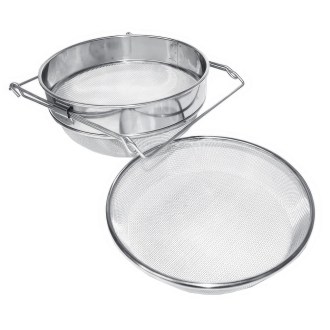Cedidlo (sito) dv. vp. ner. 24 cm s úchytmi DE1