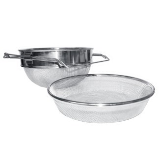 Cedidlo (sito) dv. vp. ner. 24 cm s úchytmi DE1