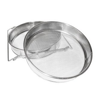 Cedidlo (sito) dv. rv. ner. 24 cm s uchyty DE 4