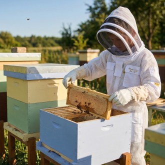 Detská včelárska kombinéza s ventiláciou Elegant Bee veľ.: S-XXL