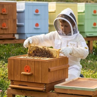Detská včelárska kombinéza s ventiláciou Elegant Bee veľ.: S-XXL