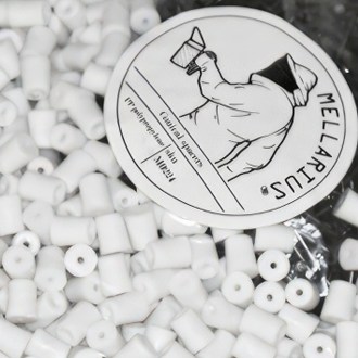 Medzerníky s klinec. - kónické - 100 ks - Biela