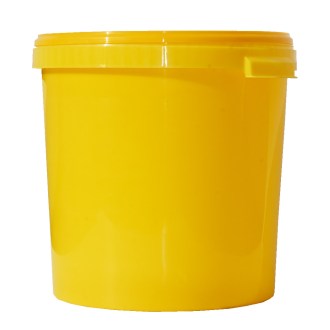 Nádoba na med plast 40 kg / 33 l - žltá 