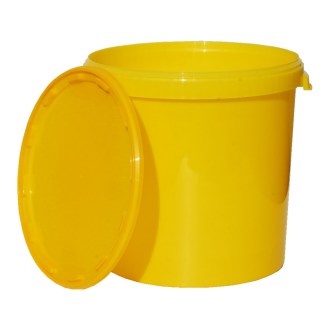Nádoba na med plast 40 kg / 33 l - žltá 