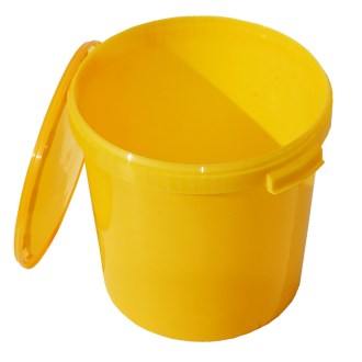 Nádoba na med plast 40 kg / 33 l - žltá 