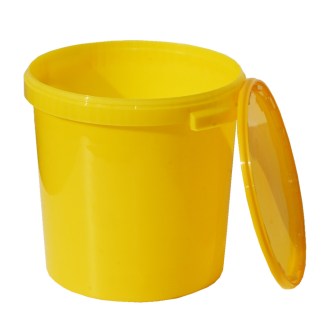 Nádoba na med plast 40 kg / 33 l - žltá 