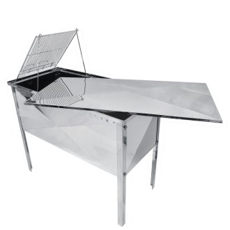 Odviečkovací stôl Mellarius s vrchákom - 100 cm