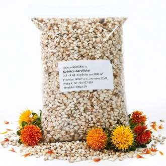 Svetlica farbiarska saflor (semená / včelia pastva) - 0,5 kg