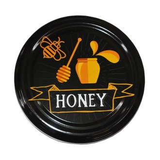 Viečko na pohár TO 82 - Honey - čierne - HO12