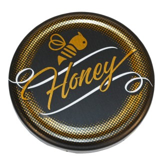 Viečko na pohár TO 82 - Honey - čierne - matné - HO12-2