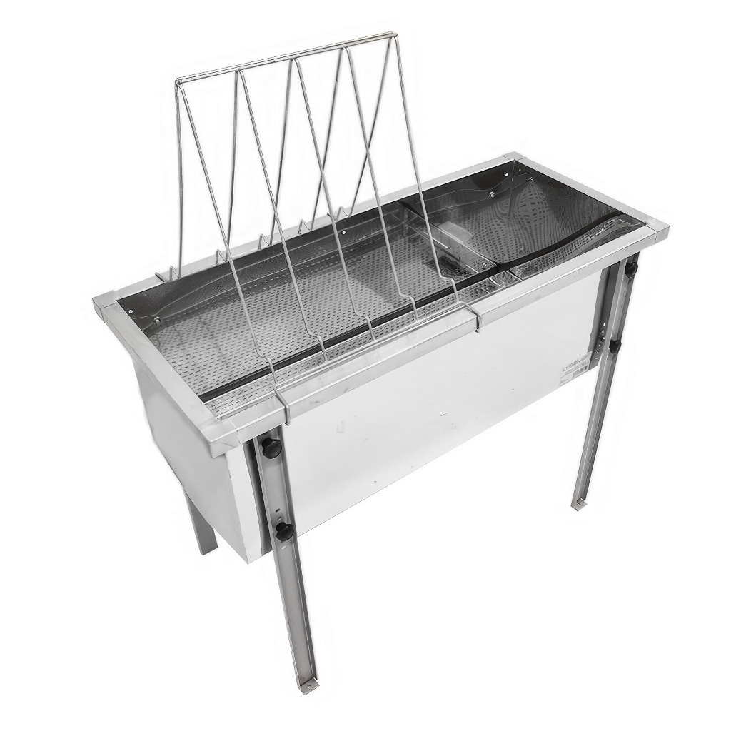 Stôl na odviečkovanie Lysón Optima - nerez vaňa - P 75 cm Langstroth