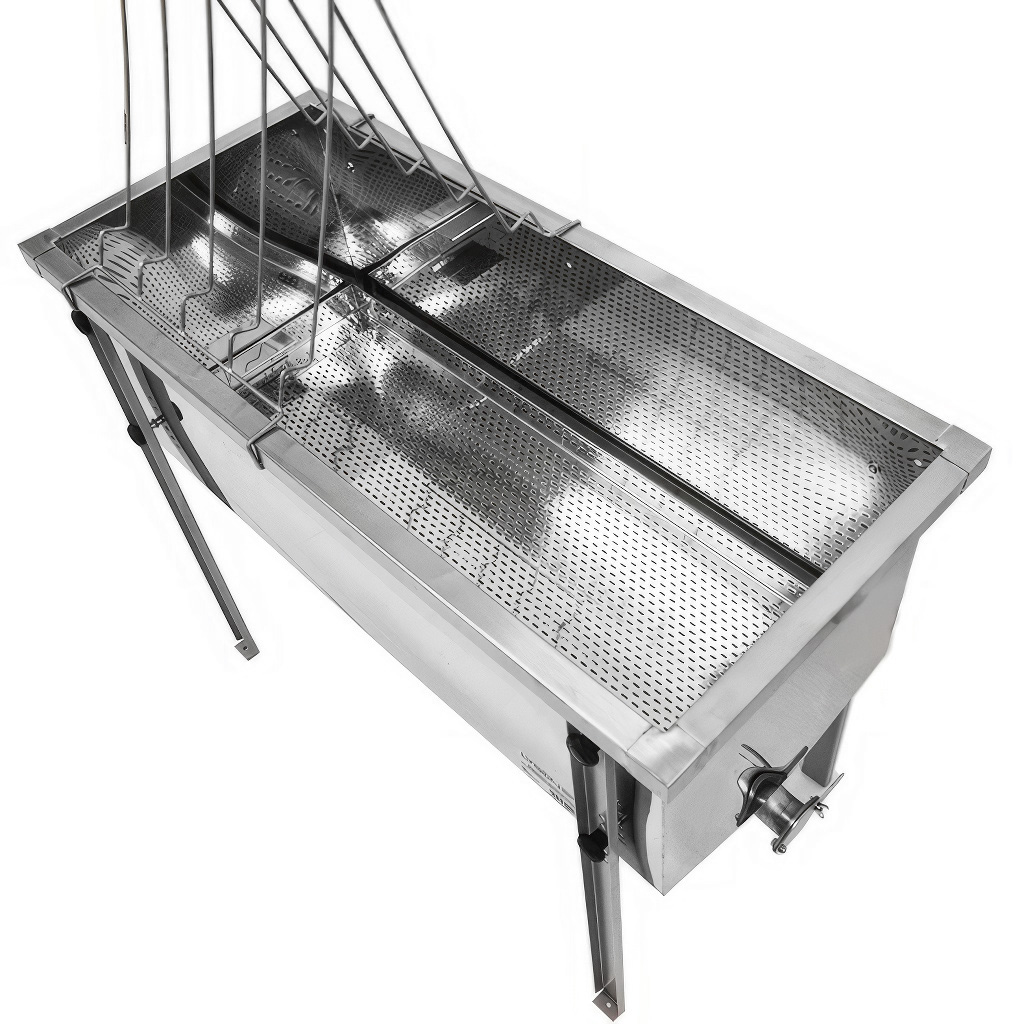 Stôl na odviečkovanie Lysón Optima - nerez vaňa - P 75 cm Langstroth