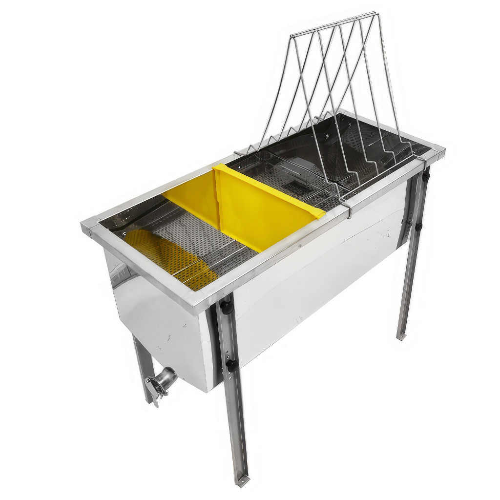 Stôl na odviečkovanie Lysón Optima - nerez vaňa - P 75 cm Langstroth