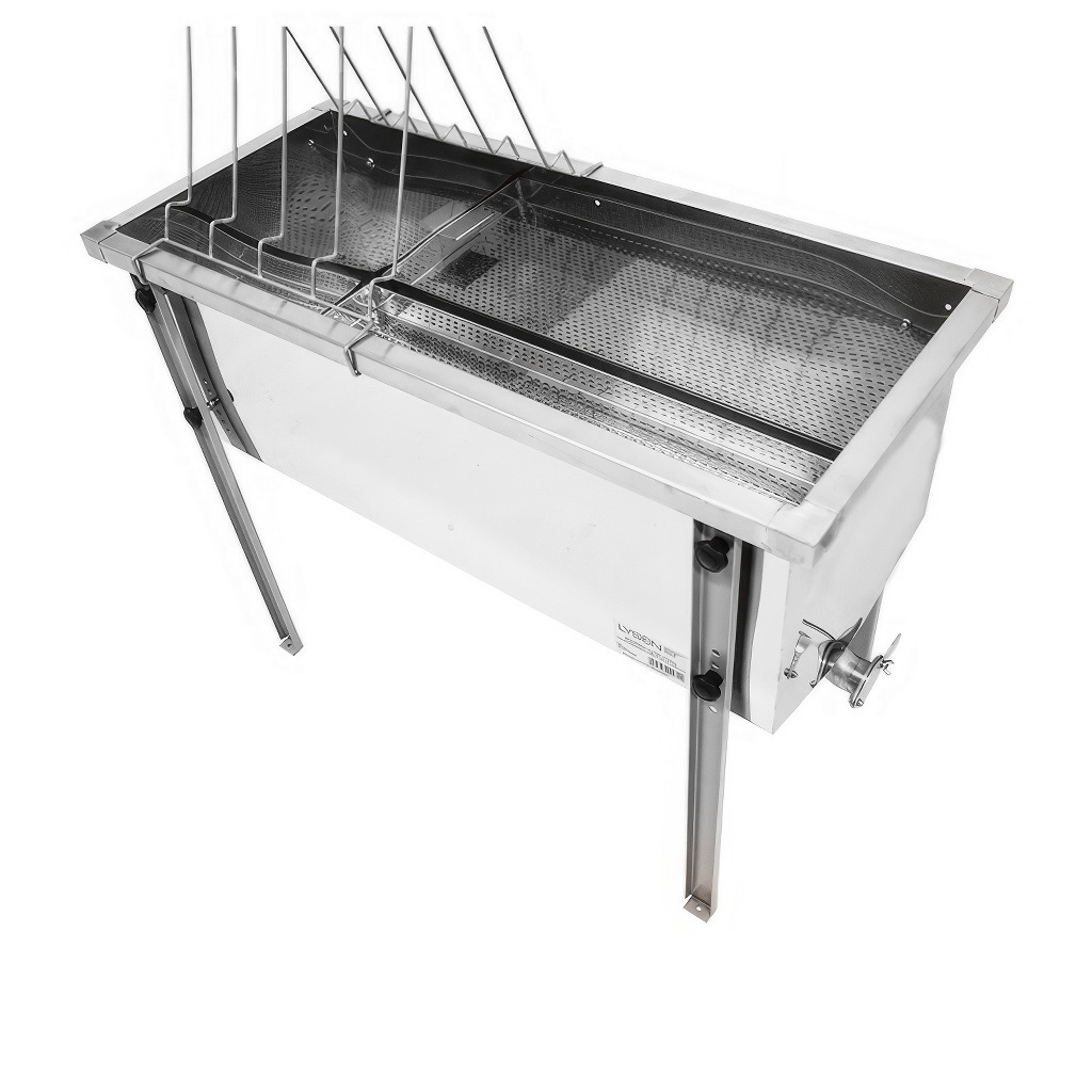 Stôl na odviečkovanie Lysón Optima - nerez vaňa - P 75 cm Langstroth