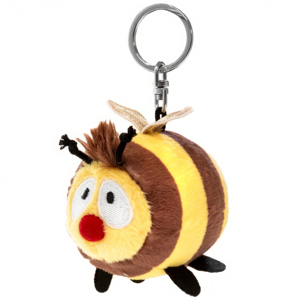 Plyšová včielka "Nici" s príveskom na kľúče 7,5 cm