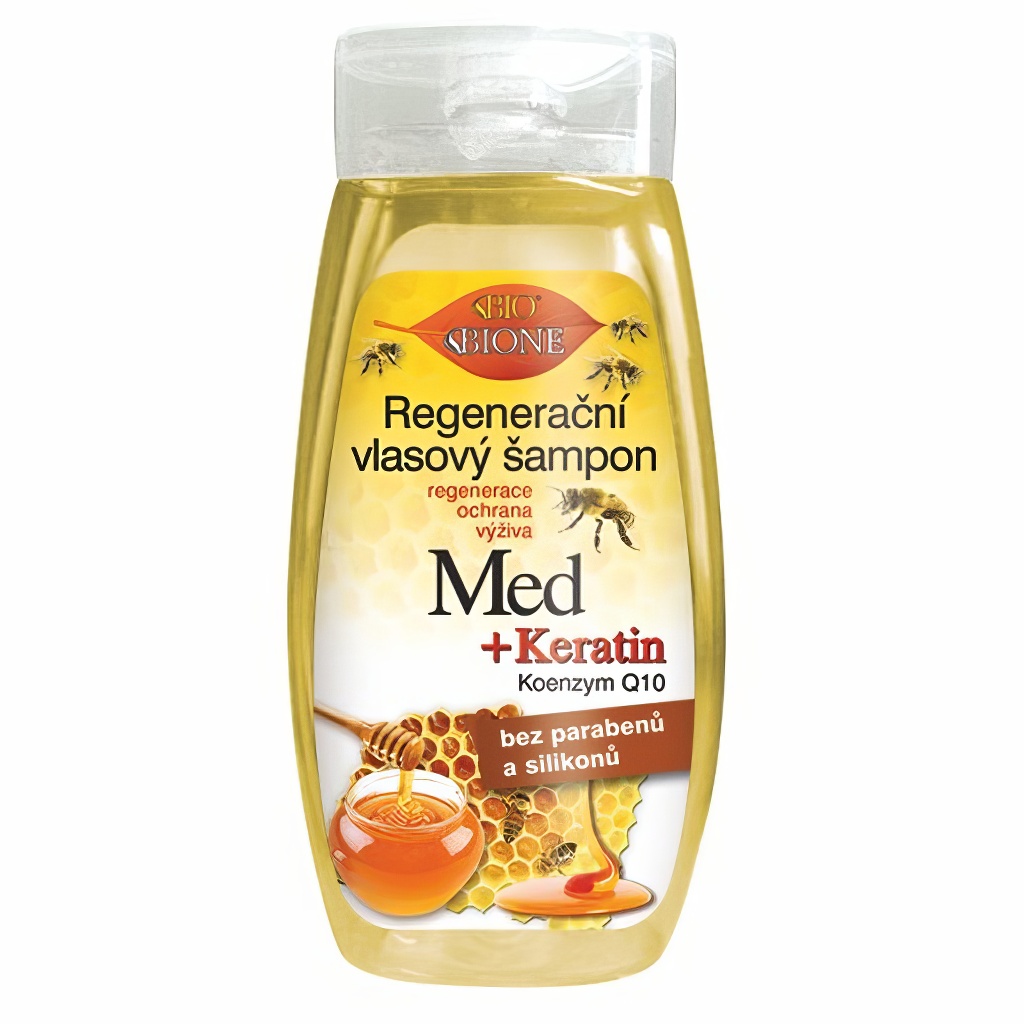 Regeneračný vlasový šampón MED + KERATÍN + Q10 260 ml