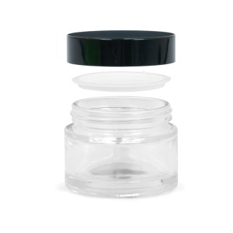 Sklenený kozmetický kelímok 50 ml