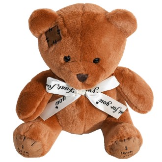 Medvedík Teddy tmavo hnedý - 25 cm
