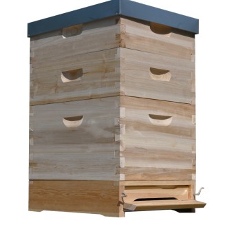 Včelí úľ Dadant 1x(285)   2x2/3(159) - 10 r. - cink