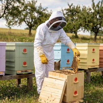 Kombinéza včelárska kozmonaut s kuklou veľ.: S - XXL