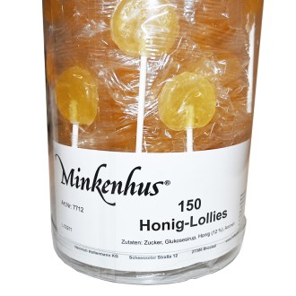 Medové lízatko Minkenhus® - 150 ks