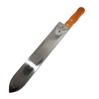 Nôž na odviečkovanie - zubatý - nerez - 28 cm
