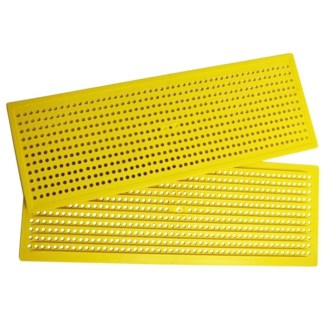 Pylochytová mriežka široká 408x148 mm, priemer otvoru 4,8 mm